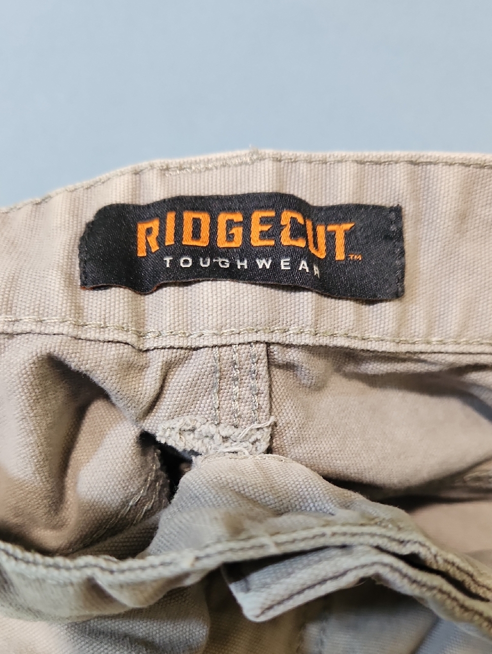 Ridgecut Men's Tan Work Pants - Utility Style. 36x30. - Picture 2 of 5